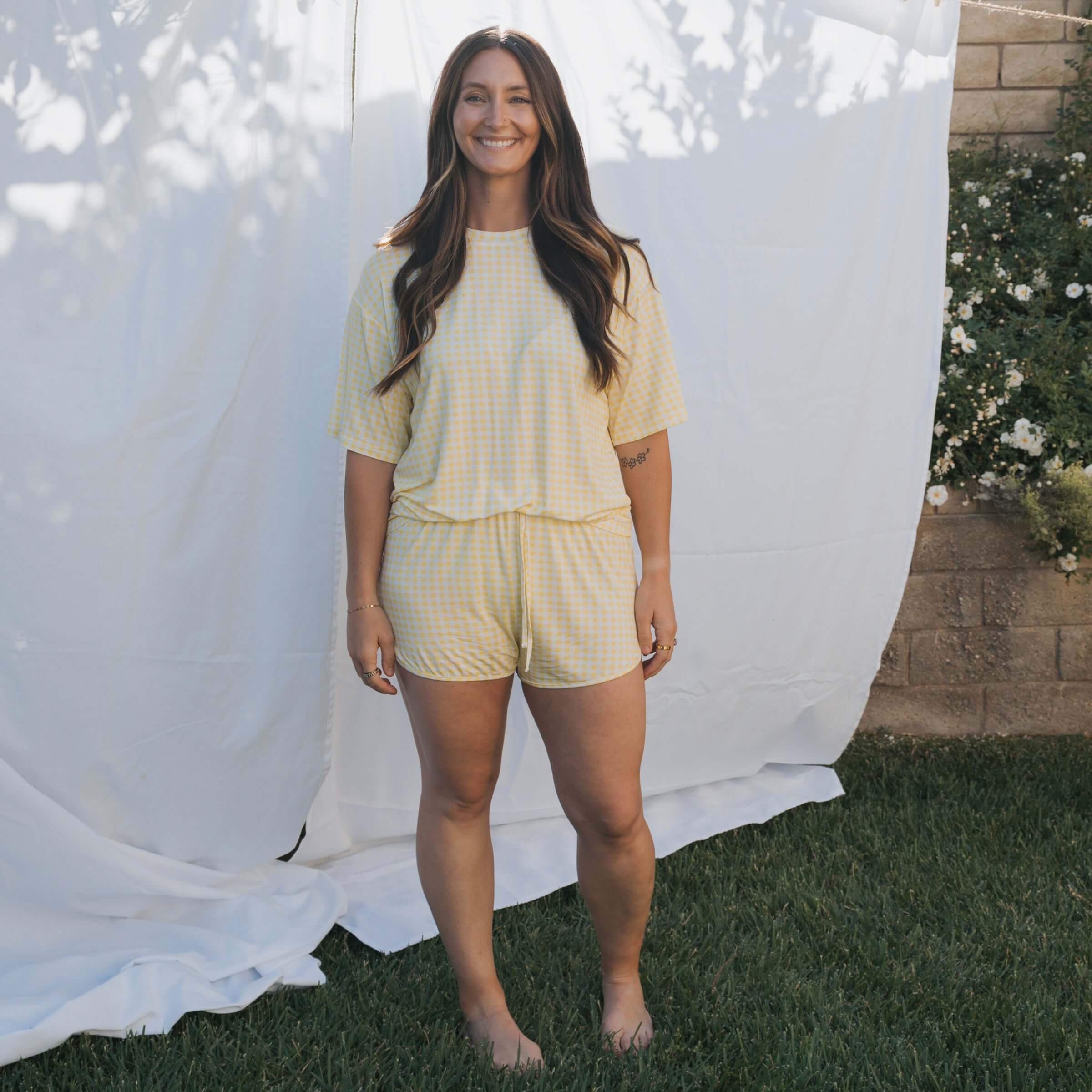 Citron | Women's Bamboo Short Set | Milk & Baby