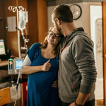 Blue Labor & Delivery Gown | Milk & Baby