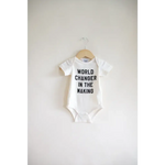 World Changer Organic Cotton baby Onesie | Milk & Baby