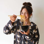 Ramen | Women's Bamboo Button Up Lounge Set | Milk & Baby
