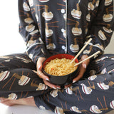Ramen | Women's Bamboo Button Up Lounge Set | Milk & Baby