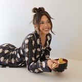 Ramen | Women's Bamboo Button Up Lounge Set | Milk & Baby