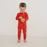 Fire Truck | Bamboo Zip Pajamas | Milk & Baby