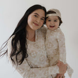 Cottage Quilt | Women's Long Sleeve Bamboo Pajama | Milk & Baby