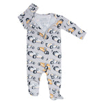 Vintage Racecars Baby Zipper Footie | Milk & Baby