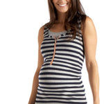 Zippered Pregnancy & Nursing Tank - Milk & Baby 